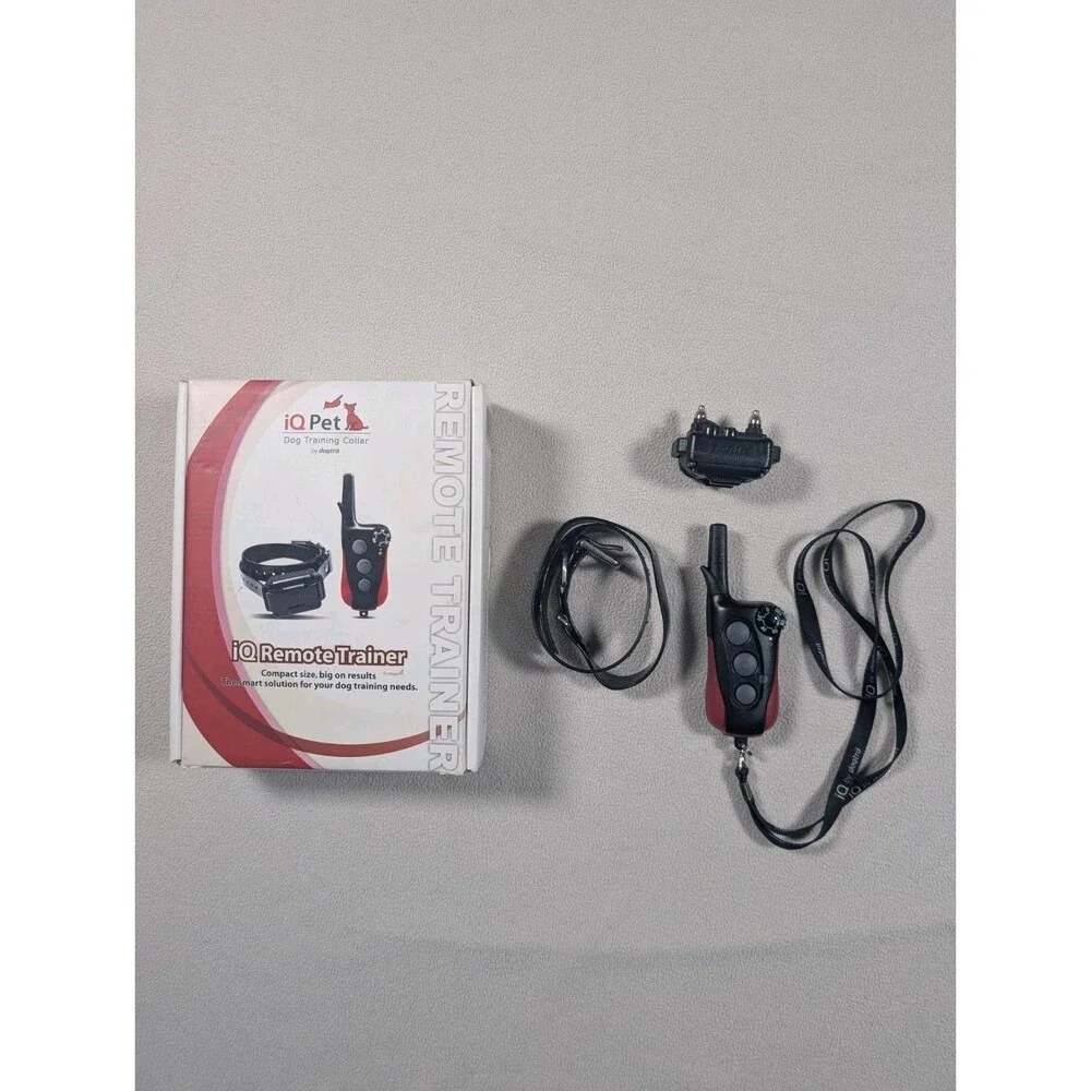 IQ Pet Dogtra Remote Trainer Dog Training Collar With Box No Charger Untested